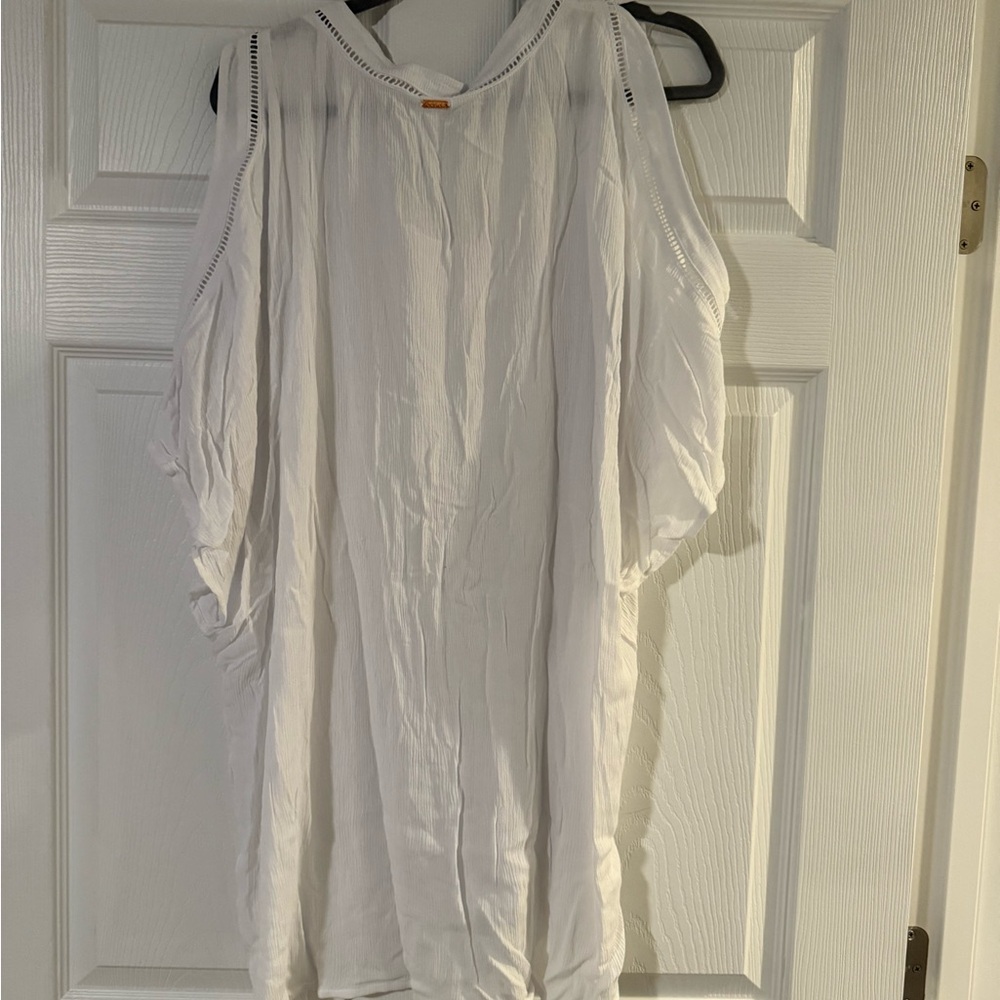 Raisins White Swim Coverup